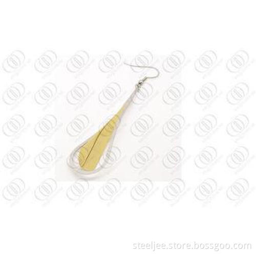 Stylish Stainless Steel Earrings Gold and Silver , Water Dr